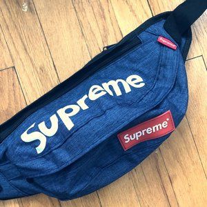 SUPREME Fanny Pack Denim